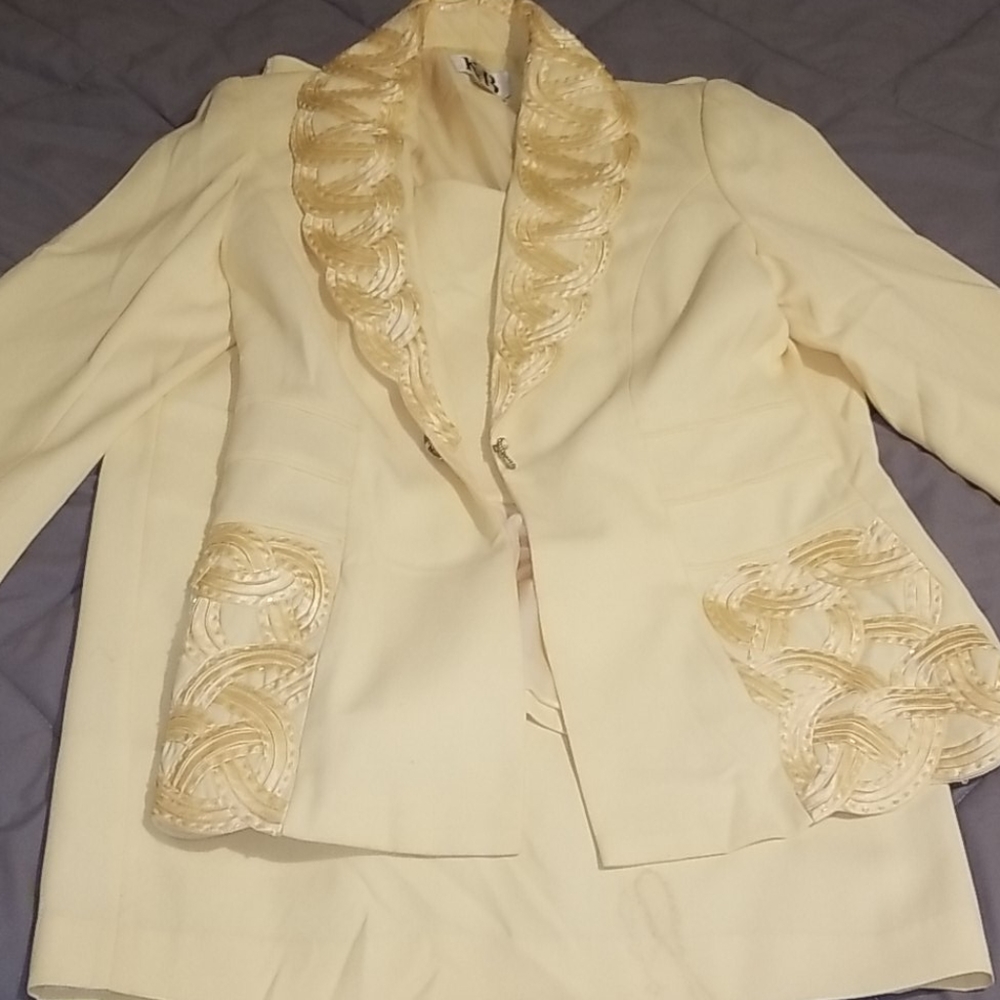 Yellow Casual Suit